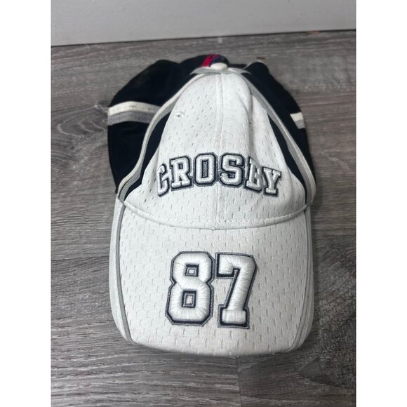 Vintage Men Sidney Crosby 87 NHL Fan Cap Snap Back White - Picture 1 of 6